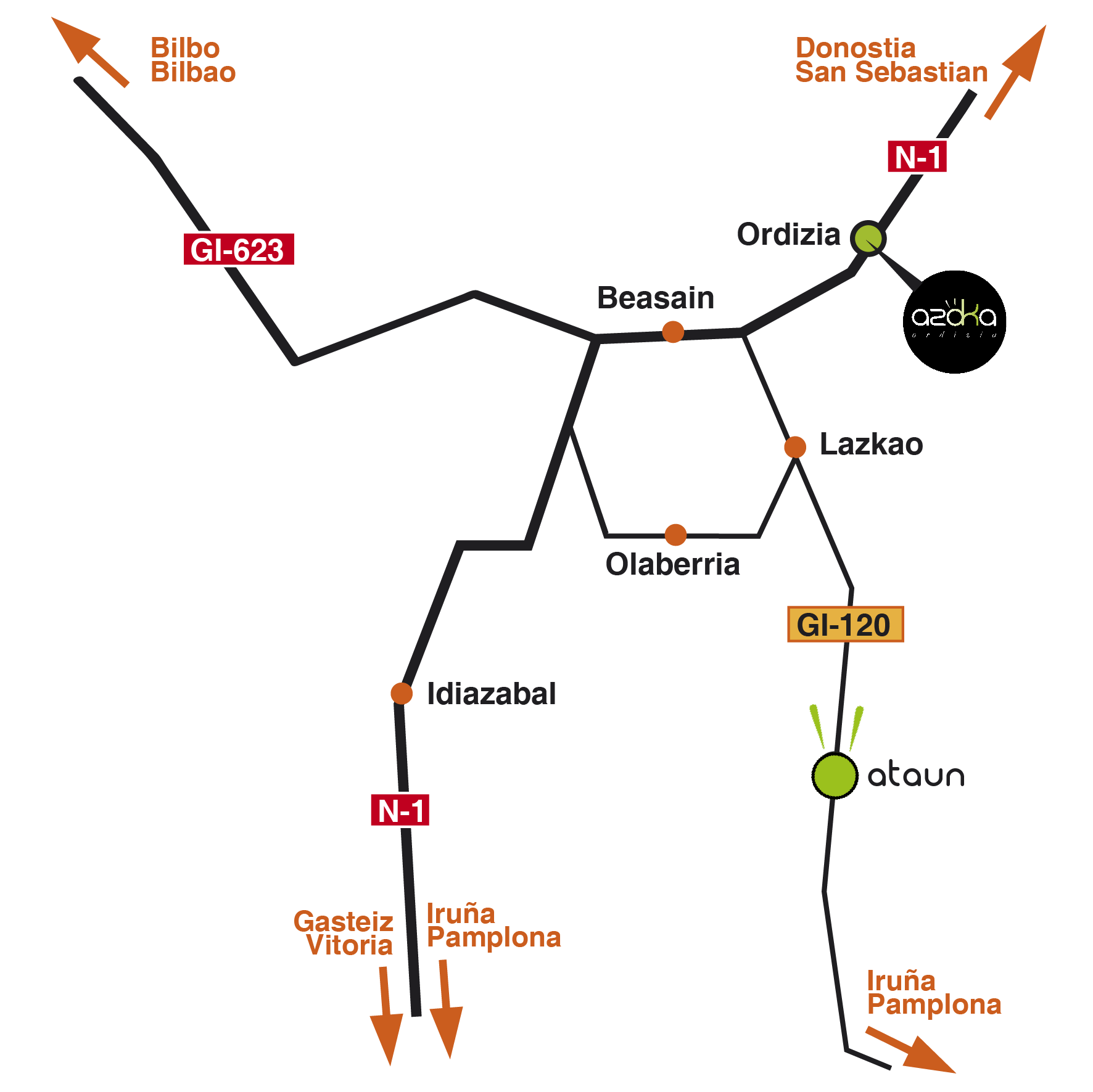 mapa zona