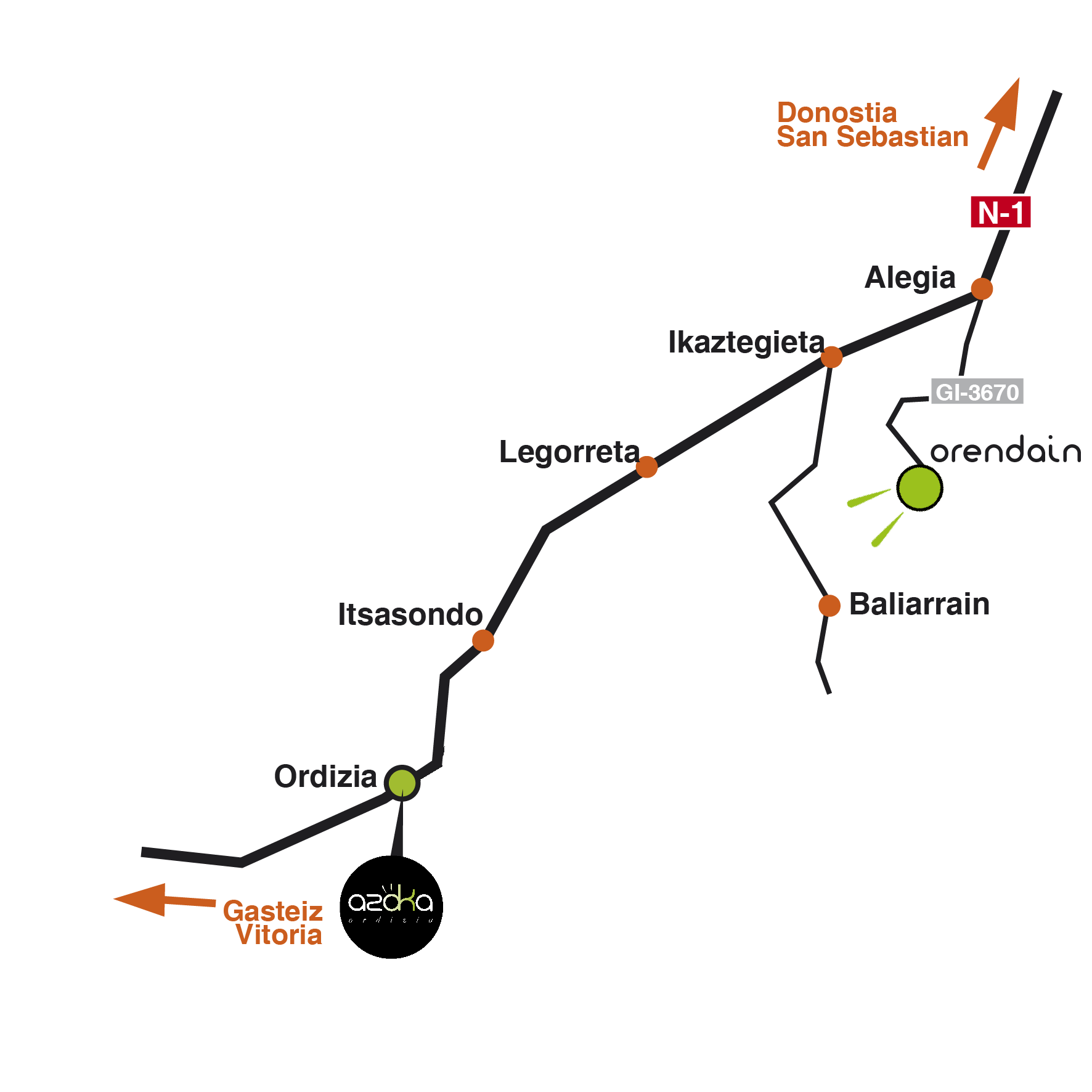mapa zona